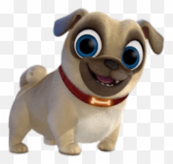 Puppy Dog Pals Rolly Transparent Png - Stickpng Puppy Dog Pals Cute,Pug Transparent Background