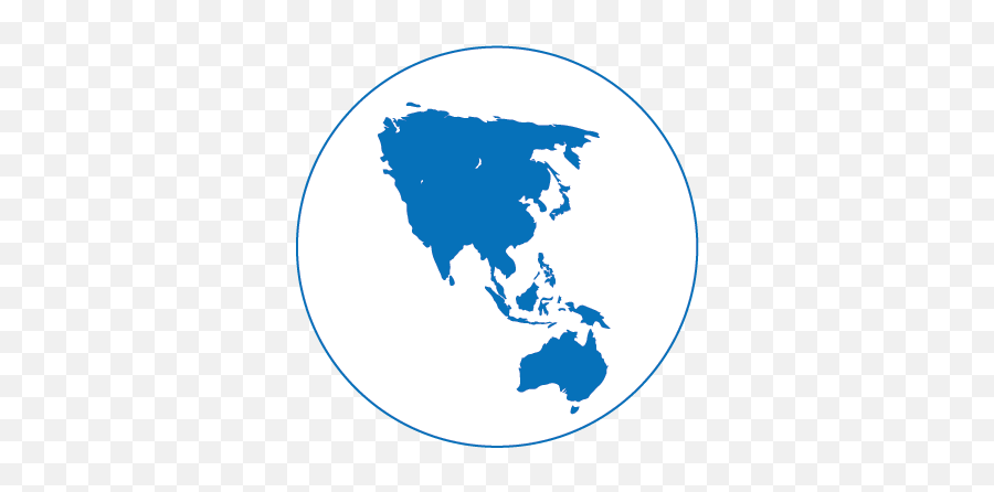 Customers Around The Globe - Intelitek Asia Pacific Map Vector Png,World Icon Flat