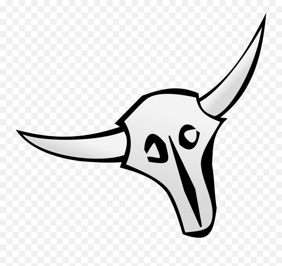 All Photo Png Clipart Cattle Bull Skull Drawing Horn - Draw Vector Of Cow Skull Png,Skull Drawing Png