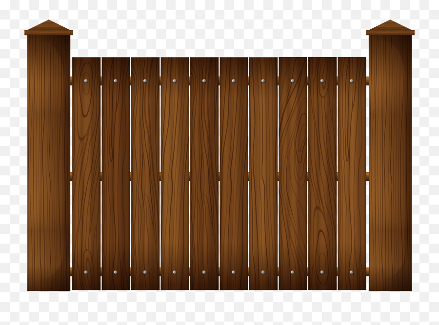 Library Of Brownfence Banner Png Files - Garden Fence With Transparent Background,Wood Banner Png