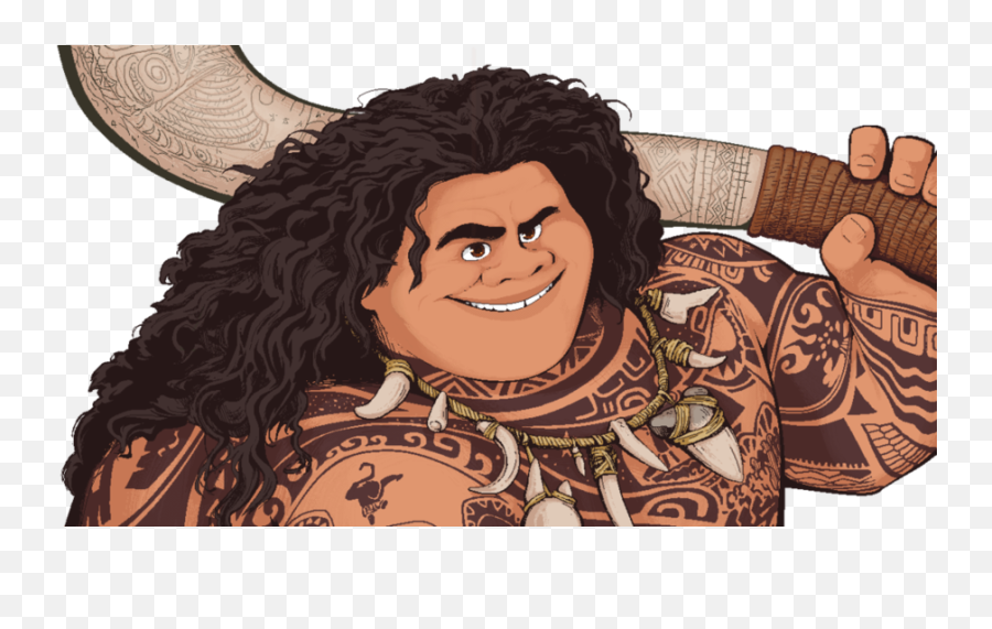 Maui Demigod Art Clipart Moana - Maui Pixar Png,Maui Moana Png