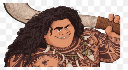 Maui Demigod Art Clipart Moana - Maui Pixar Png,Maui Moana Png