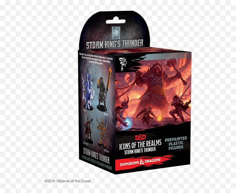 Du0026d - Minis Icons Of The Realm Storm Kings Thunder U2013 The Icons Of The Realms Miniatures Storm Thunder Booster Pack Png,Tyranny Icon