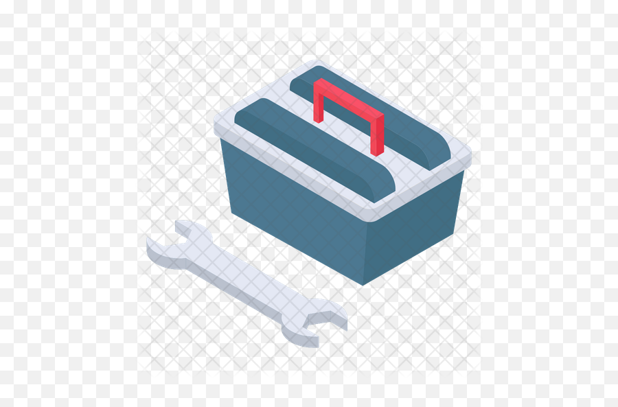 Construction Tool Box Icon Of Isometric - Cookie Cutter Png,Tool Box Png