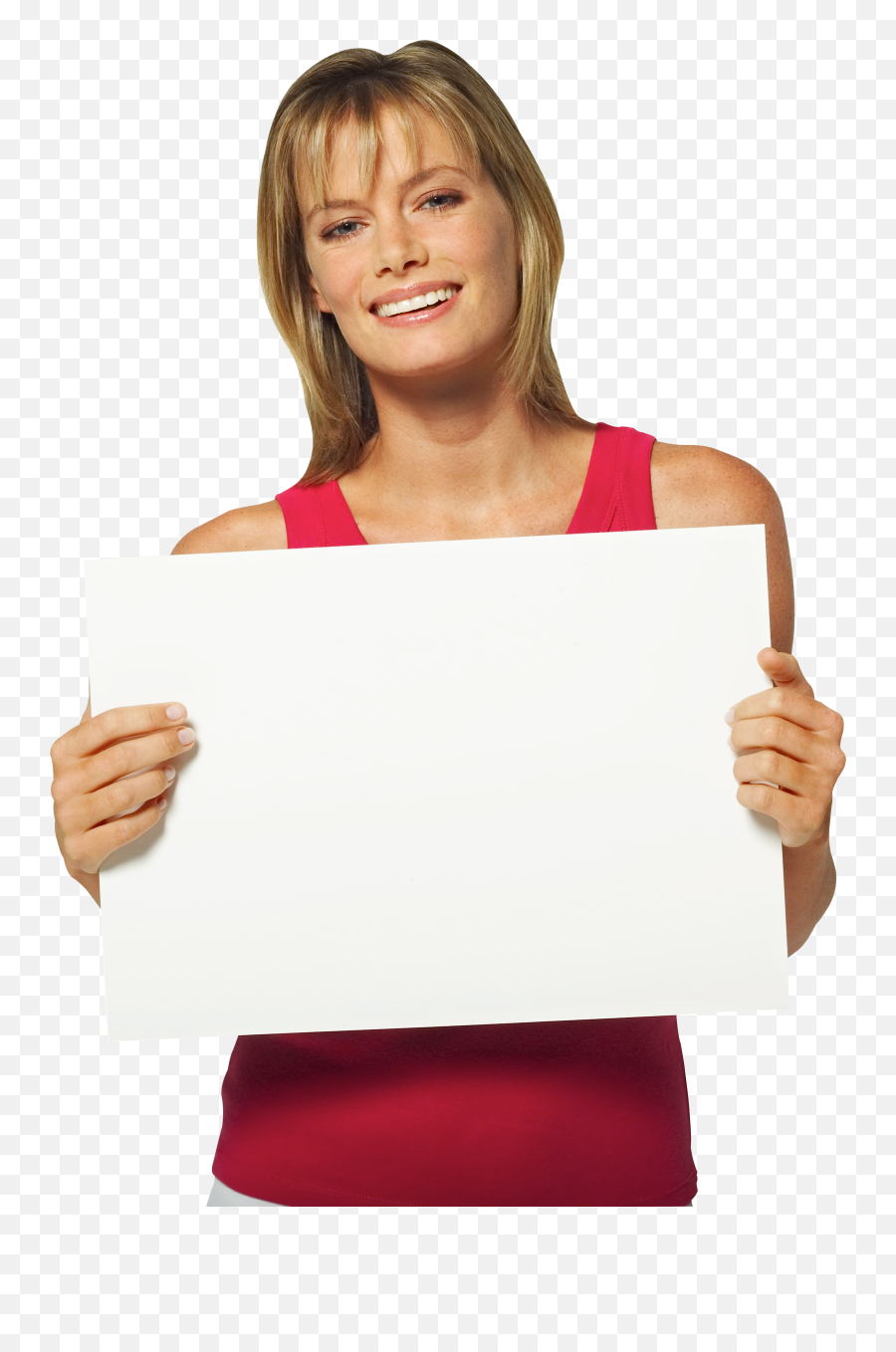 Business Woman Girl Png Image - Girl Holding A Paper,Business Woman Png
