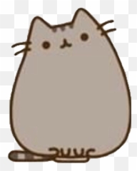 Pusheen Cat Whiskers Grey Freetoedit - Cat Chibi Pusheen Draw Cute png