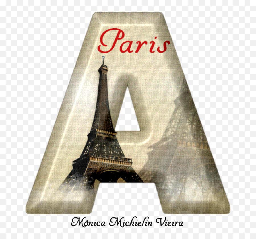 Alphabets By Monica Michielin Alfabeto Torre Eiffel Paris - Alfabeto Tema Torre Eiffelparis Png,Torre Eiffel Png