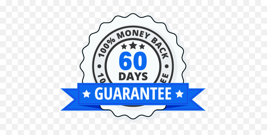 60 Day Money Back Guarantee - Clip Art Png,Money Back Guarantee Png