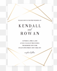 Modern Wedding Invitation Template - Grace How Religion Divides png
