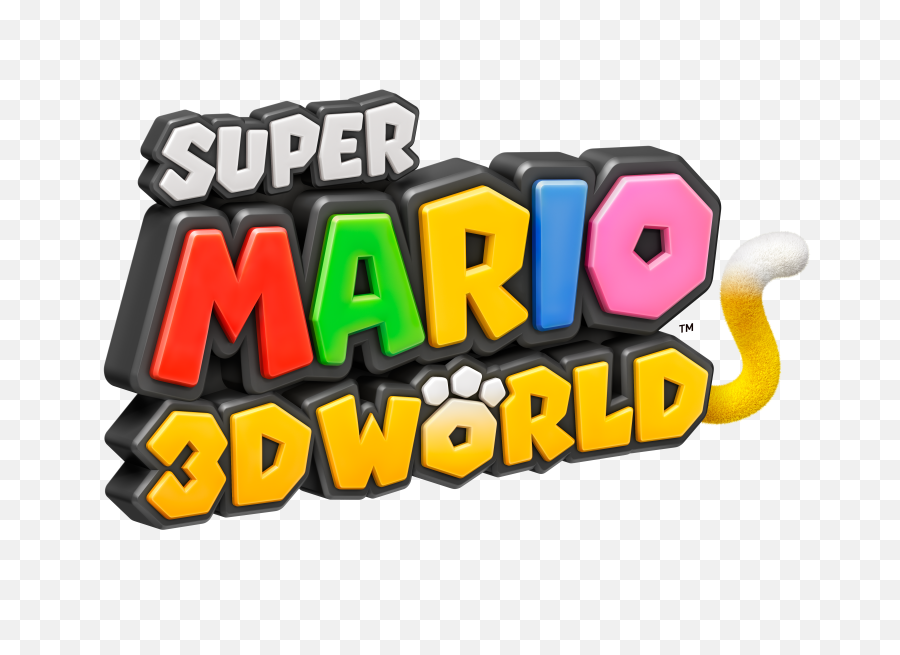 Super Mario 3d World Typography - Super Mario 3d World Logo Png,Super Mario Brothers Logo