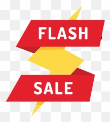 Flash Sale Icon Of Flat Style - Transparent Png