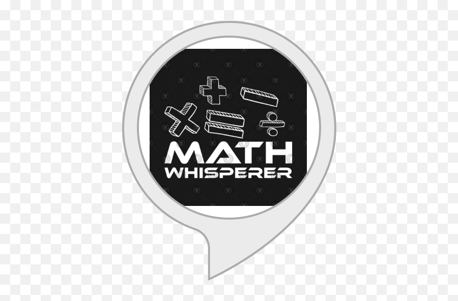 Amazoncom Math Whisper Alexa Skills - Emblem Png,Whisper Png