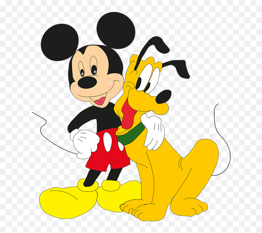 Mickey Mouse Pluto Walt - Free Vector Graphic On Pixabay Cartoon Png,Pluto Png