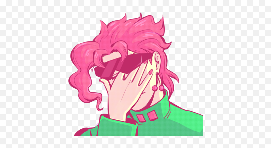 Facepalm Jojo Bizzare Adventure Jojou0027s Bizarre - Transparent Jojo Emoji Png,Face Palm Png