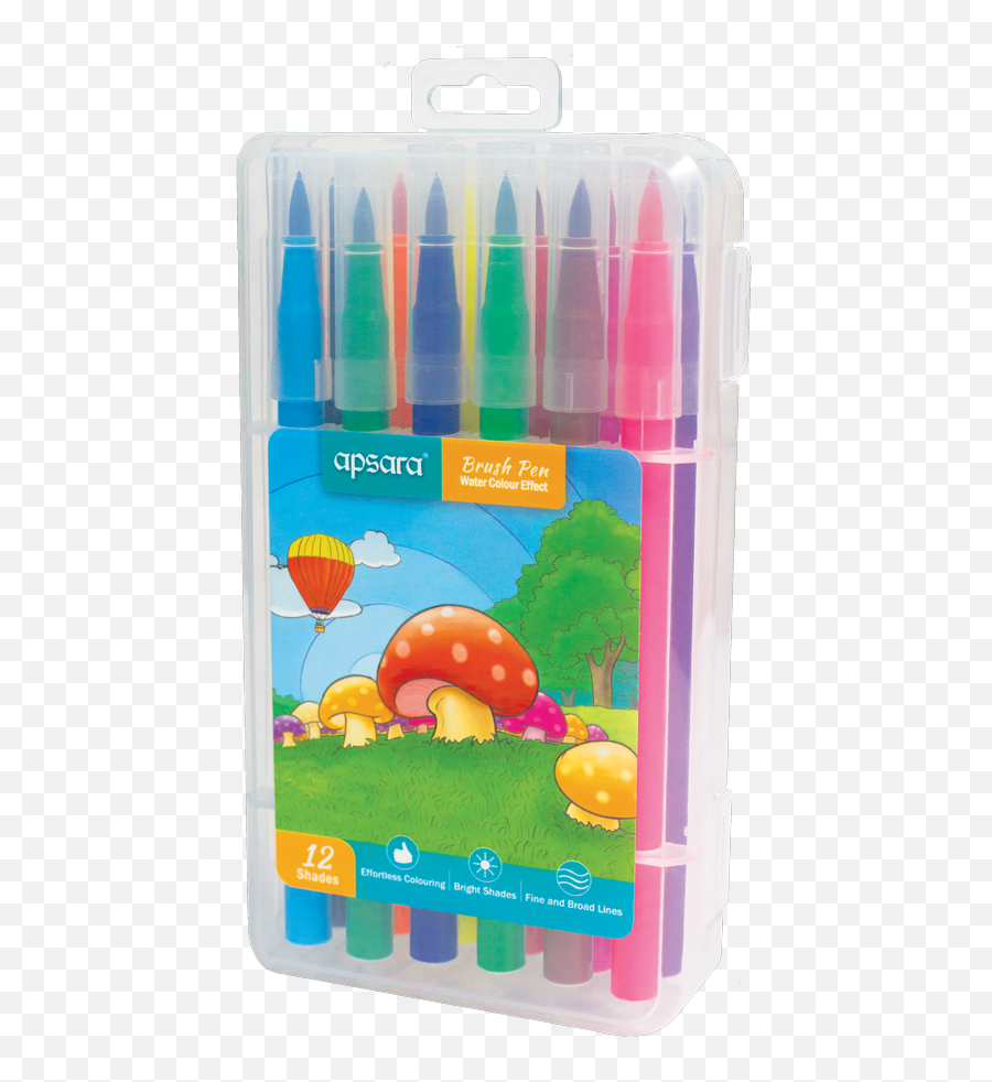 Brush Pens - Hindustan Pencils Full Size Png Download Apsara Brush Pen,Pencils Png