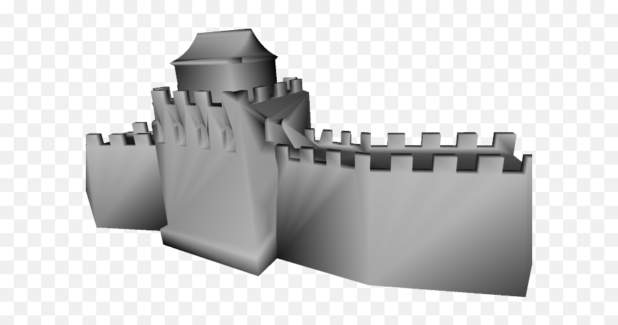 Great Wall In China 3d Printing Model - Great Wall Of China 3d Model Png,Great Wall Of China Png
