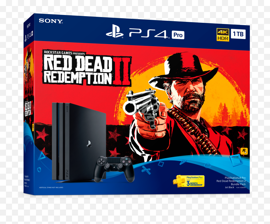 Red Dead Redemption 2 Bundle - Ps4 Pro Red Dead Bundle Png,Red Dead Redemption 2 Transparent