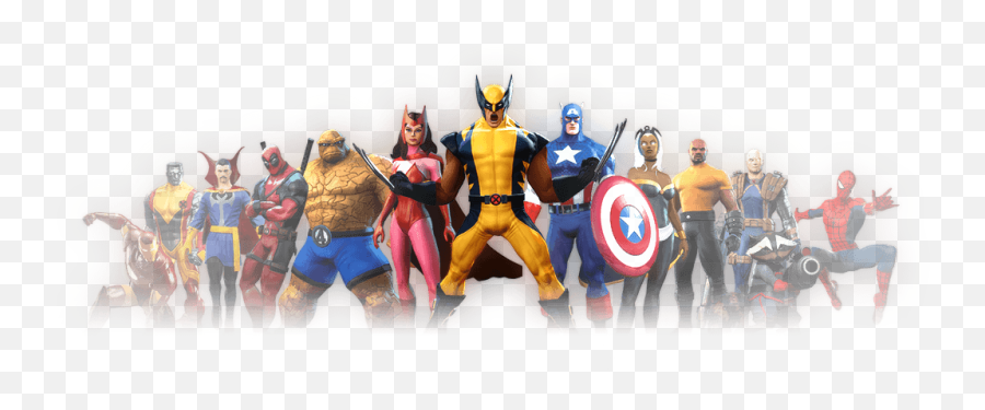 Heroes - All Marvel Characters Png,Marvel Logo Png