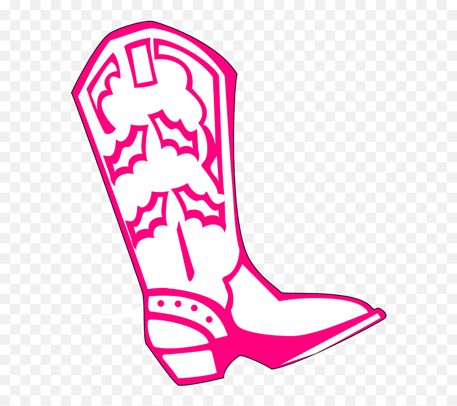 Clipart Shoes Animated Transparent - Pink Cowboy Boot Png,Cartoon Shoes Png