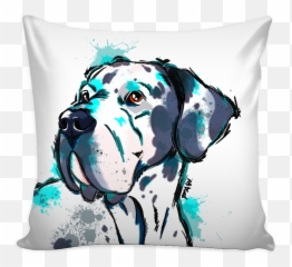 Download Great Dane Pillow Cover - Pillow Audrey Hepburn Cushion Png,Great Dane Png