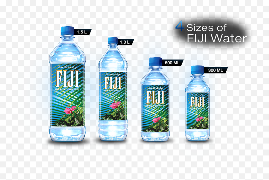 Fiji Water Bottle Size Png