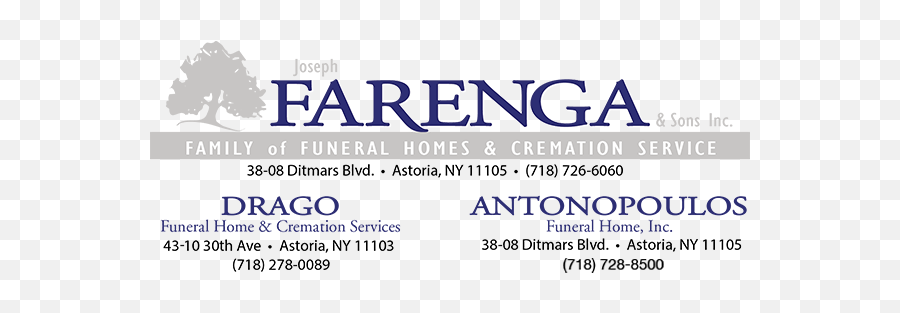 Farenga Funeral Home And Cremation Service Astoria New - Farenga Funeral Home Astoria Ny Png,Google Home Logo