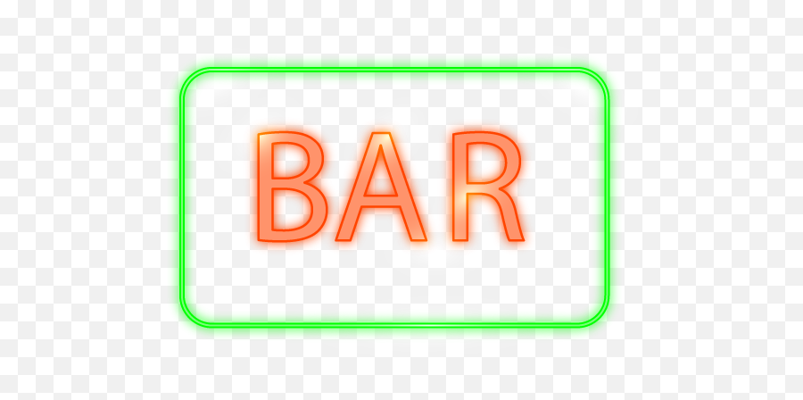 Download Bar Neon Sign - Clip Art Png,Neon Sign Png