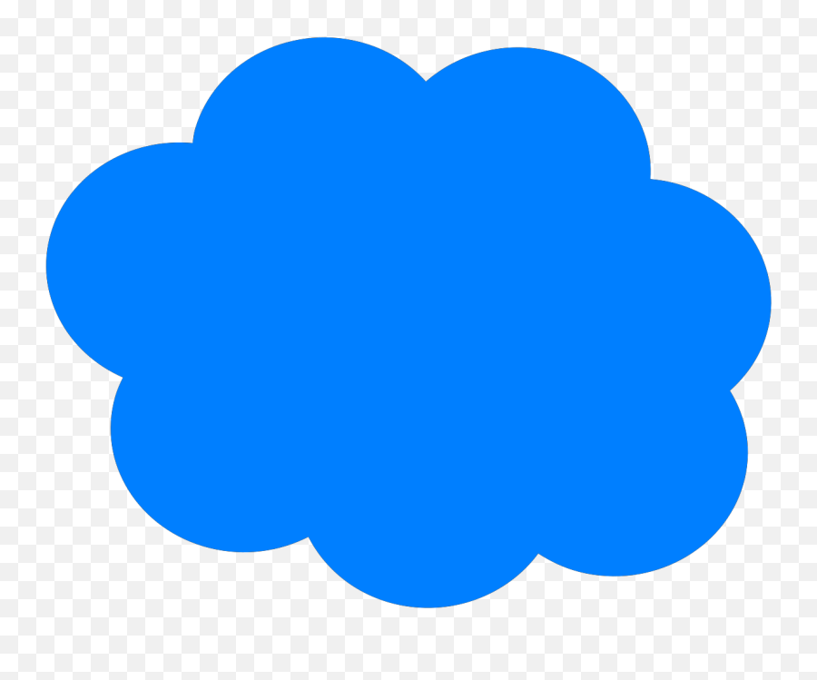 Blue Cloud Svg Vector Clip Art - Svg Clipart Clip Art Png,Blue Cloud Png