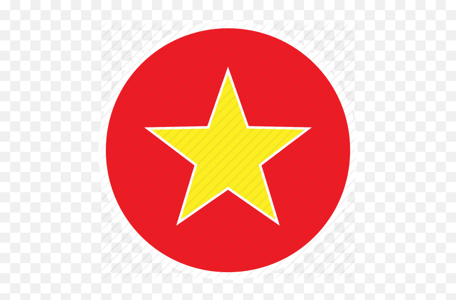 Country Asia Nation Flag Vietnam - Vietnam Flag Circle Png,Vietnam Flag Png