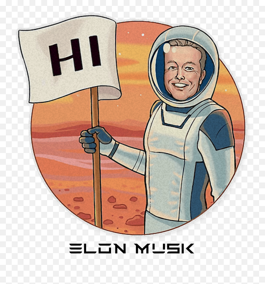 Download Elon Musk Telegram Sticker - Elon Musk Logo Png,Elon Musk Png