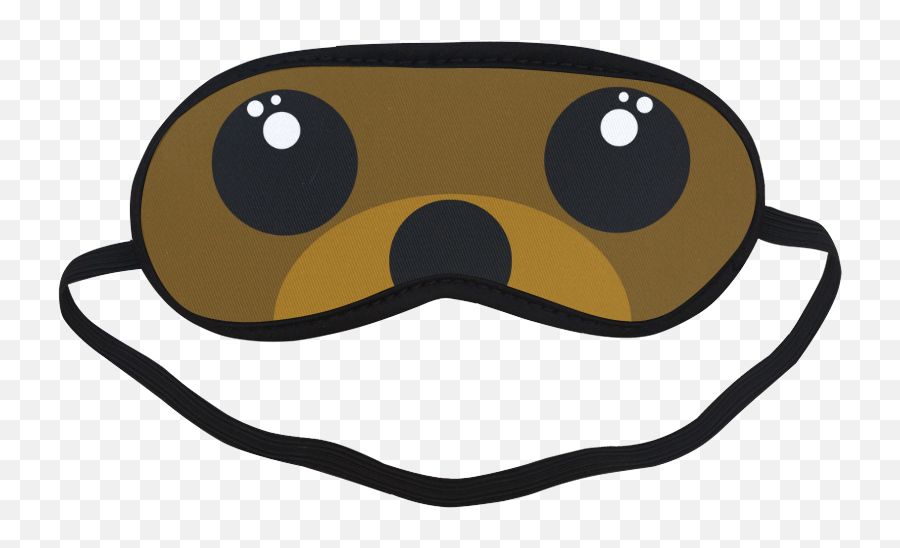 Brown Bear Sleeping Mask - Transparent Png Download Emoji Clipart Sleeping Mask,Blindfold Png