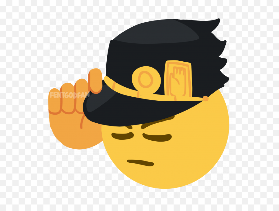 H O W D Y - Jotaro Emoji Png,Jotaro Hat Transparent