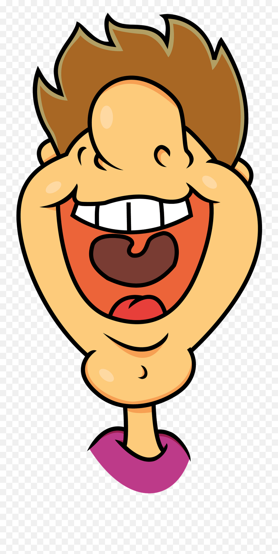Laughing Guy Clipart Free Download Transparent Png Creazilla - Food Allergy Jokes,Laughing Man Png