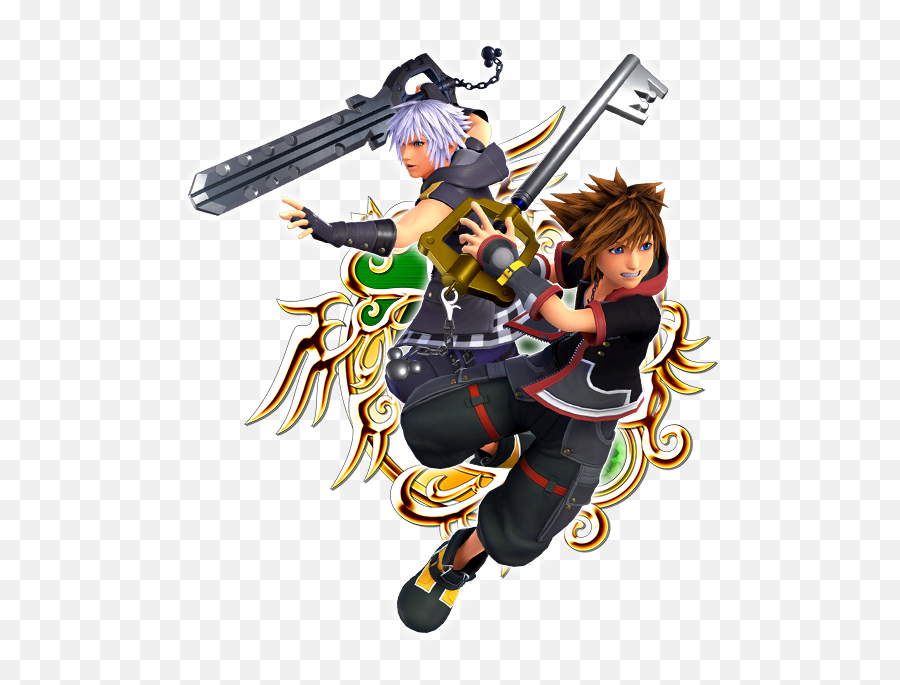 Sn - Kh Iii Sora U0026 Riku Khux Wiki Sora Donald And Goofy Png,Kingdom Hearts Sora Png