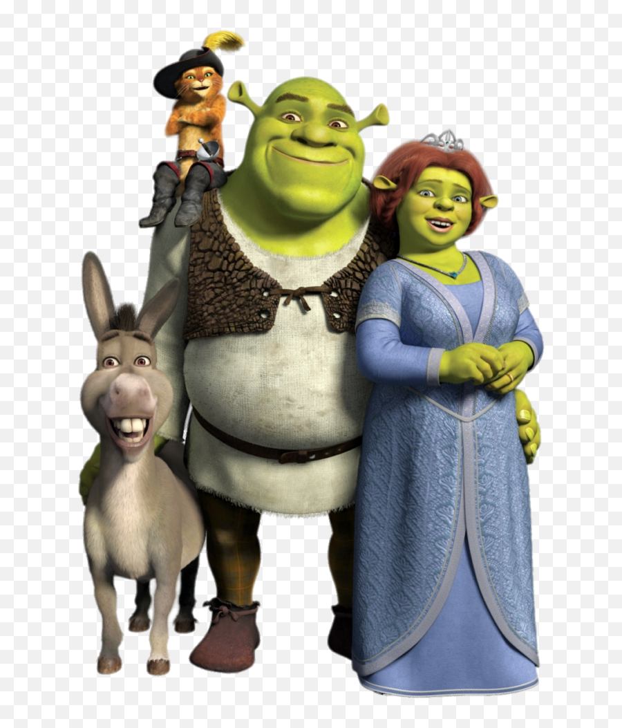 Shrek Fiona And Friends Png Image - Shrek And Donkey And Fiona,Donkey Shrek Png