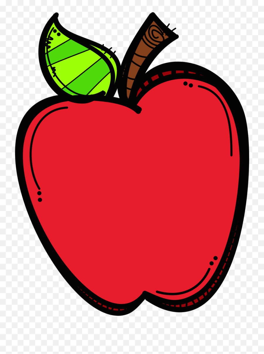 Black And White Apple Clipart Png Transparent