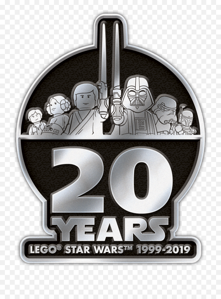 Star Wars Logo Png - 20 Años Lego Star Wars,Star War Logo