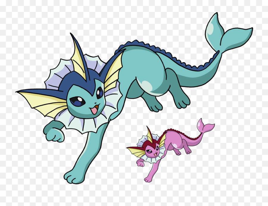 Vaporeon Art Png Transparent Background - Vaporeon Art Transparent,Vaporeon Transparent