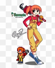 Mechanic Terraria By Rariaz - 900x1600 Png Fanart