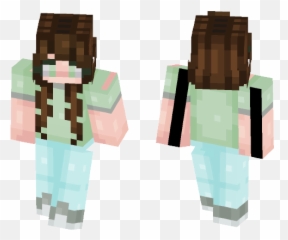 Download Aesthetic Minecraft Skin For Free Superminecraftskins - Cute Brown Hair Girl png