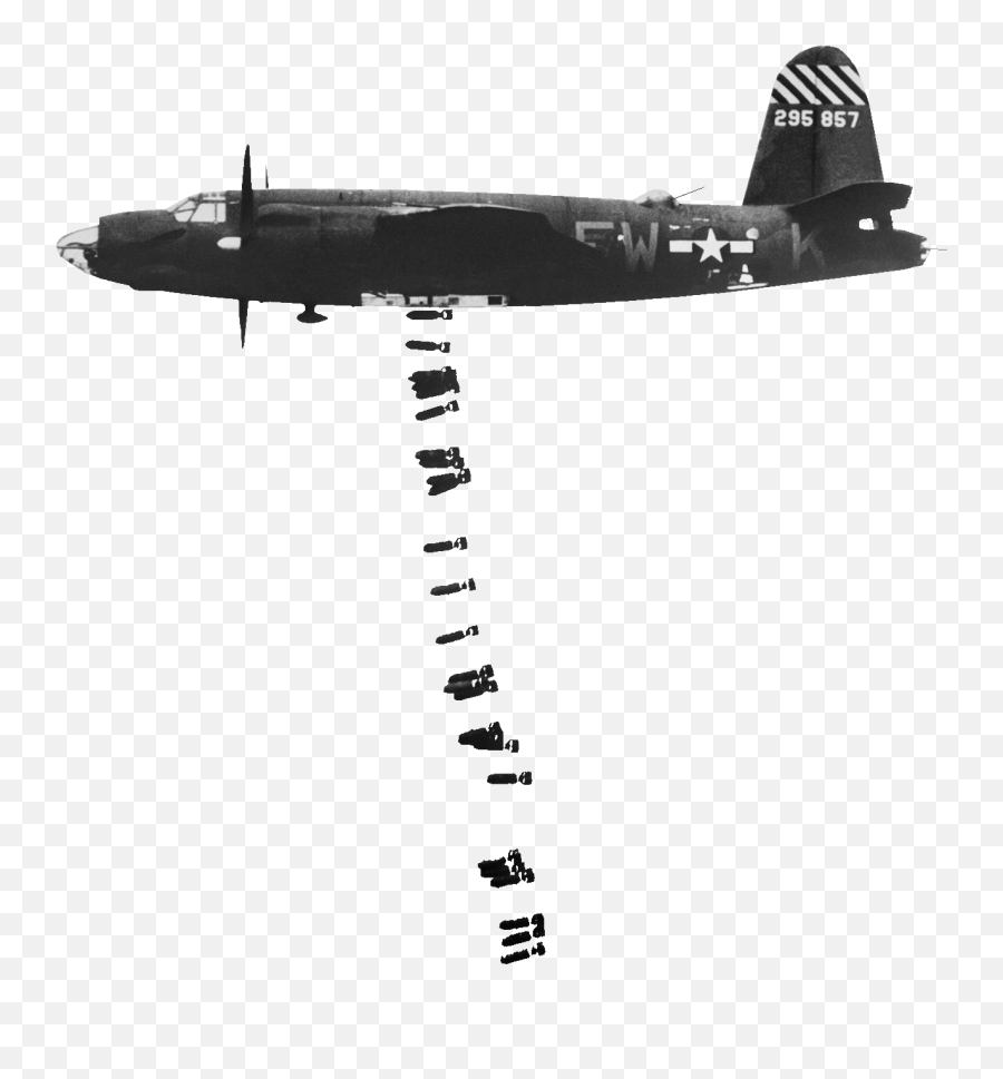 Plane Clipart Commercial Airplane - World War 2 Bombs Png,Transparent Plane