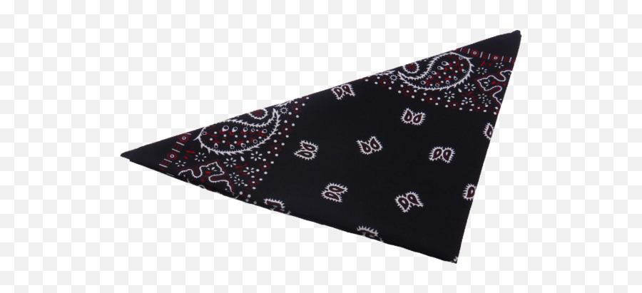 Bandana Paisley Black White - Broadcloth Png,Black Bandana Png