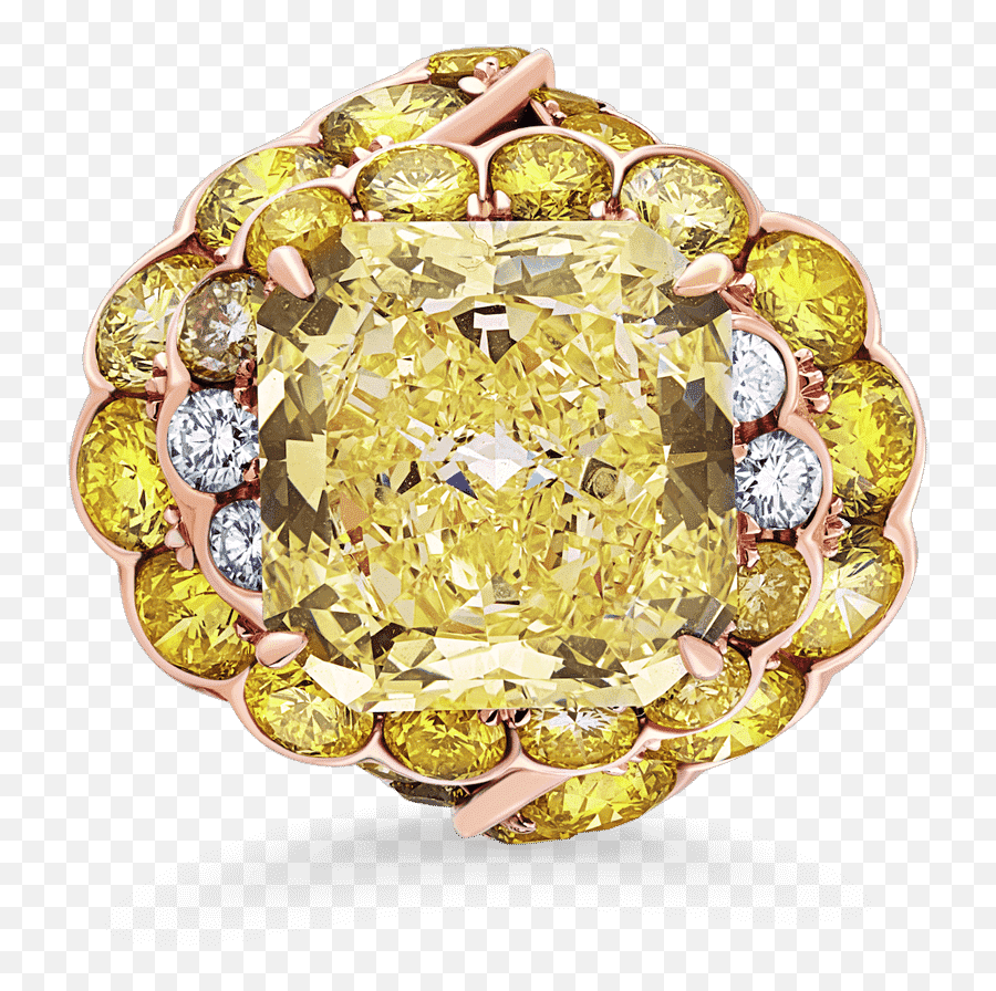 Yellow Diamond Maelstrom Ring - David Morris Engagement Ring Png,Yellow Diamond Png