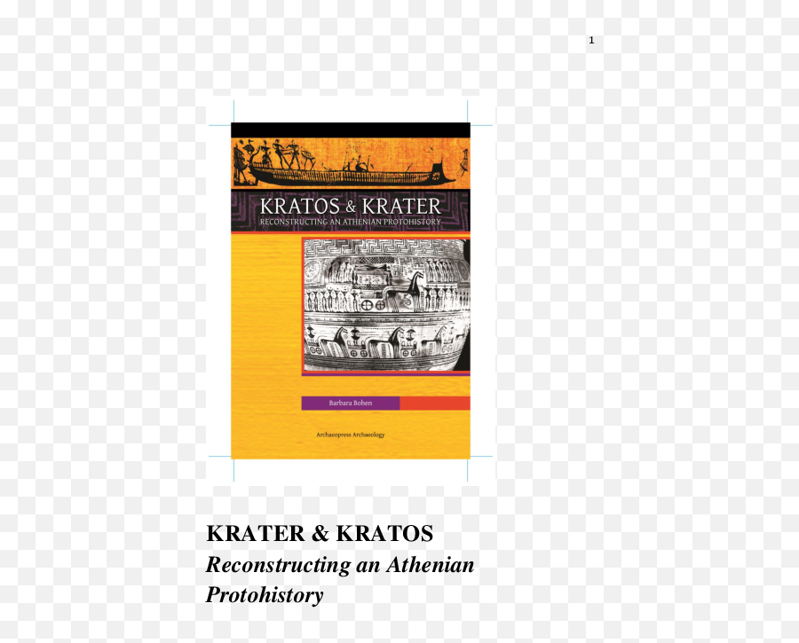 Pdf Kratos U0026 Krater - Reconstructing An Athenian Geometric Krater Png,Kratos Transparent