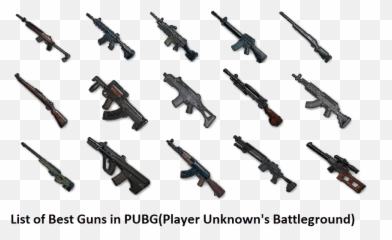 Pubg Png Transparent Images All - Guns Of Pubg