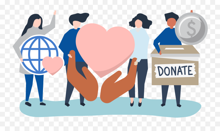 People Helping During Covid 19 Clipart - Helping Others In Pandemic Clipart Png,Helping Others Icon