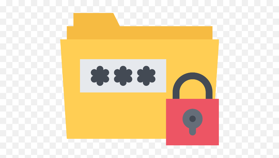 Folder Lock Vector Svg Icon - Folder With Password Icons Png,Folder Has Lock Icon