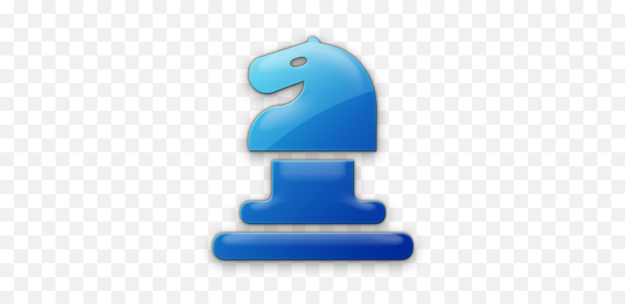 043269 - Bluejellyiconsportshobbieschesshorse2sc51png Solid,Chess Horse Icon