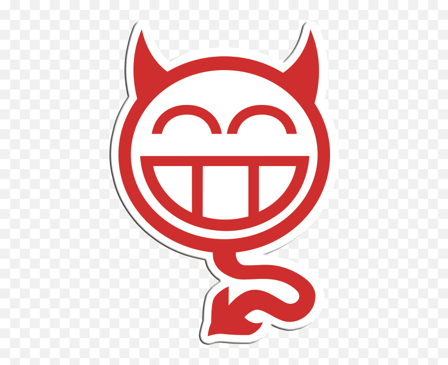 Black And White Devil Emoji Full Size Png Download Seekpng