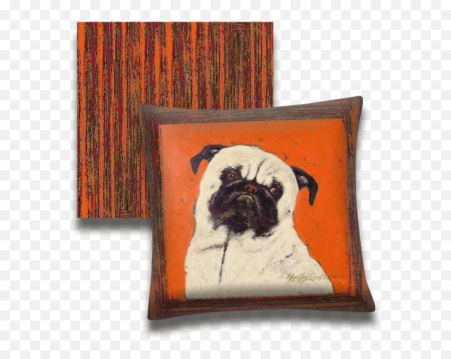 Ziggy The Pug - Pillow Pug Png,Pug Transparent Background